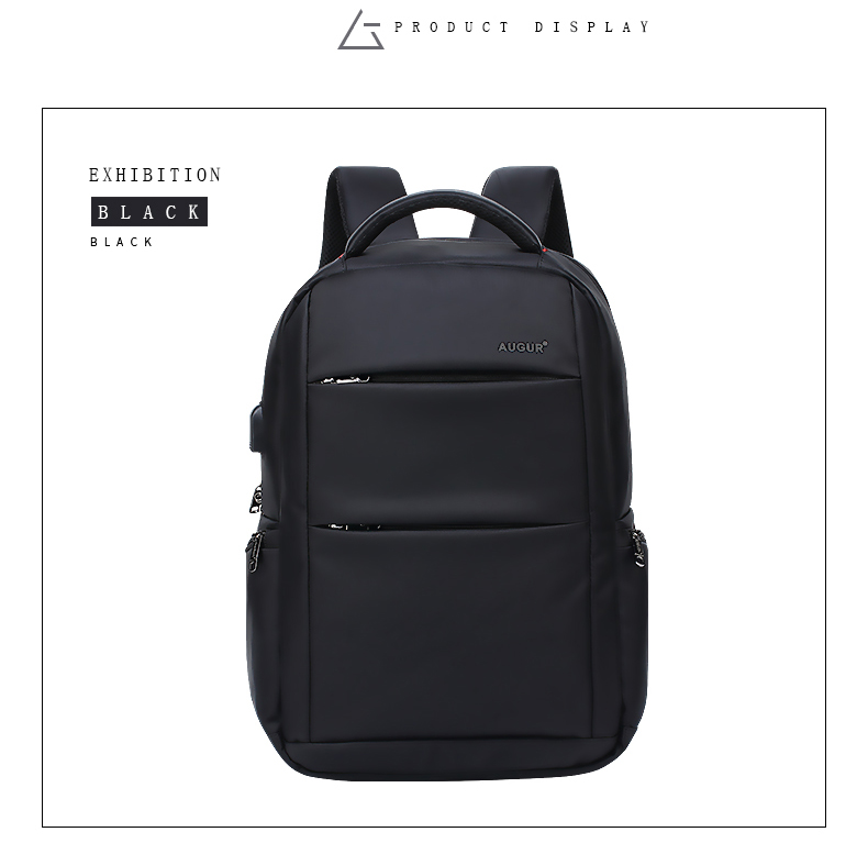 AUGUR Brand Backpacks USB Charging Laptop Men Teenagers Travel Large Capacity Casual Fashion Style Back Bag