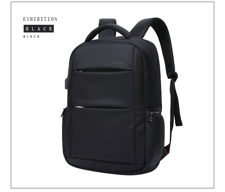 AUGUR Brand Backpacks USB Charging Laptop Men Teenagers Travel Large Capacity Casual Fashion Style Back Bag