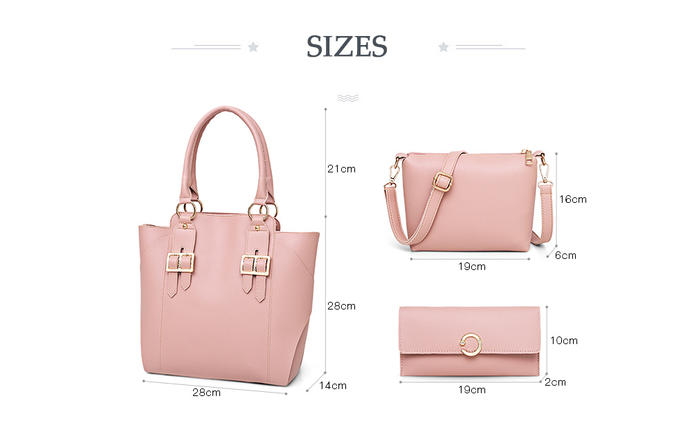 Women Handbag Shoulder Bag Purse Set