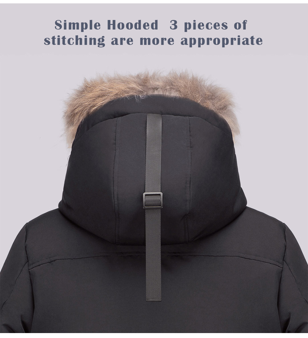 90FUN Outdoor Leisure Long Goose Down Parka from Xiaomi Youpin